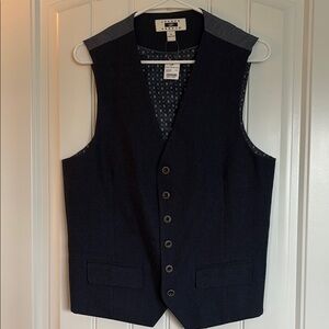 Joseph Abboud Navy Blue Vest